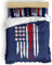 NEKOMARUKE Bettwäsche 220x240cm Jugendliche Baseball Amerikanische Flagge Blau 3D Gedruckt Bettbezug Set 3teilig Microfaser Zweiteilig Bettwäschegarnitur mit Reissverschluss