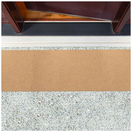 ANRO Schmutzfangmatte Fußmatte Außen Innen Türmatte Outdoor Beige 40x120 cm | Sauberlaufmatte · Türvorleger