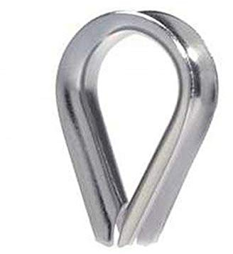 Kauschen Edelstahlkauschen Edelstahl V4A Inox 5mm - 10 Stück