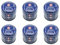 SILVER MATCH 6 cartouches de gaz perçables de 190 g de butane pour camping, extérieur, fête, urgence, etc