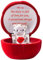 ERWEI Ours en cristal dans une boîte cadeau pour une maman spéciale ours en verre Figurines pour maman, maman, fête des mères, Noël, anniversaire