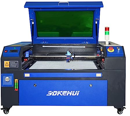 60W CO2 700mm x 500mm Laser Graviermaschine Metall, Lasergravurmaschine,Laser Engraver and Cutter,Wabenplatten,Ruida Dontroller,LightBurn