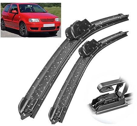 Scheibenwischer vorne, kompatibel mit VW Polo 3 6N 6KV 6N2 1994–2002, Windschutzscheibe, Windschutzscheibe, Fenster, Auto, Regenbürsten, 21 Zoll + 21 Zoll