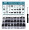 HSEAMALL 940PCS Nylon Hex Standoff Abstandshalter Schraube Mutter M2 M2.5 M3 M4, Schwarz Außengewinde Säule PCB Motherboard Standoff Schraube