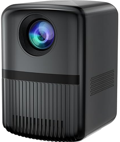 WOOPKER Beamer 4K Heimkino Mini HD Projektor Kurzdistanz, WiFi6 und Bluetooth 5.0 mit Android OS 11.0 180-Grad-Winkel, 130-Zoll-Display für Phone/PC/Lap/PS5/Xbox/Stick… (WP-A6)