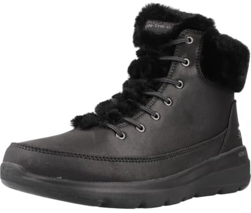 Skechers Glaciale Ultra, Stivaletto Donna, Colore: nero, 37 EU