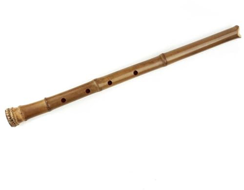 D-Taste Vertikale Bambusflöte Original Ghost Japanisches traditionelles handgefertigtes Holzblasinstrument Shakuhachi Professional Spielen Bambusflöte
