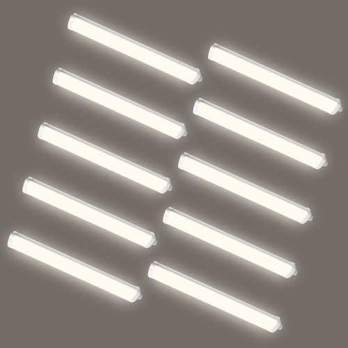 wowspeed 10 Pack 30W Feuchtraumleuchte LED 90cm 3600LM Werkstatt Feuchtraum Lampe IP65 Wasserfest Neutralweiß 4000K Roehrenlampe Garage Keller Komplett Röhre für Bad Küche