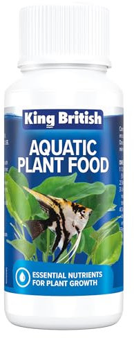 King British – Aquatic Plant Food 100ml– Provides Essential Nutrients For Plant Growth – For Coldwater & Tropical Aquariums – Nitrate-Free Helping Avoid Algae Growth