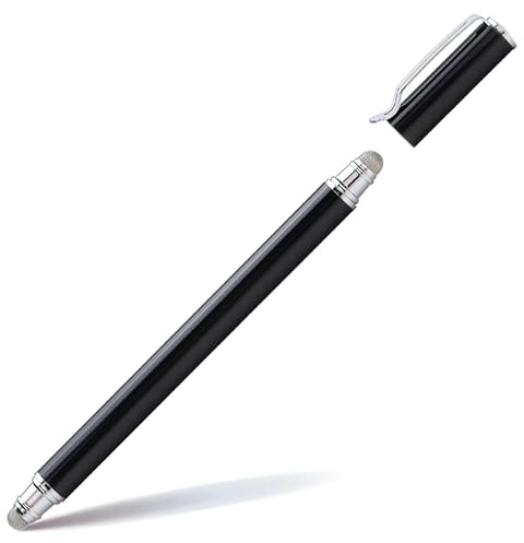 Stylet Tablette pour Écrans Tactile 2 en 1, Capacitif Stylo avec 20 Embouts de Rechange, Stylet Tactile Universel, Stylo pour Tablette Sensible pour iPad Smartphones Tablettes