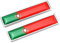 BEAHING Autocollants de Voiture de Drapeau National adhésif Portugal Drapeau Automatique Emblèmes Autocollants Portugais Drapeau de décalage Automobile 2pcs Stickers de Voiture de Drapeau National