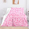 Hel-lo Kit-ty Kuscheldecke, Cartoon Kit-ty Decke, Flauschig 3D Anime Kuscheldecke, Decke Nickerchen, Plüsch Schlafdecke, Rosa Decke für Kinder, Mädchen und Erwachsene, Sofadecke 100 * 150cm (B)