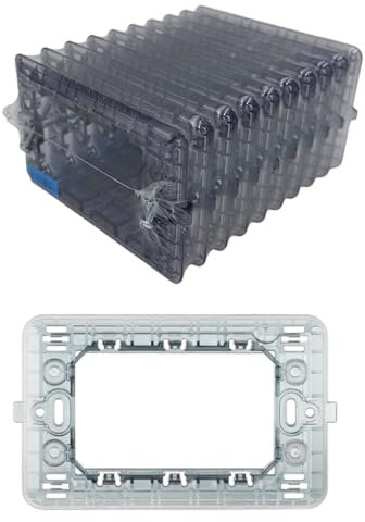 10PZ Supporto 3 Posti compatibile con Bticino Matix confezione da 10 supporti tipo 503SA