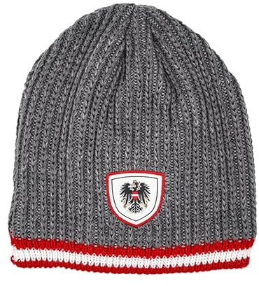 Hoamatkult Österreich Kult Beanie grau