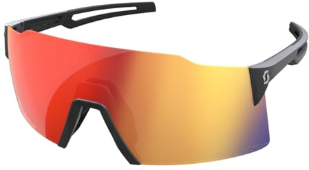 Scott Stride AMP Wechselscheiben Fahrrad Brille schwarz/rot Chrome