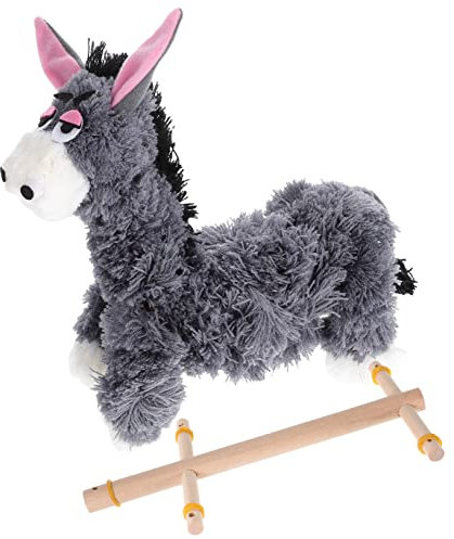 Alasum Esel-Marionette Marionettenpuppen Interaktives Für Gefühlte Tiere Ziege Marionette Garnpuppe Marionettenset Für Ausgestopft Bausatz Hundepuppe Grey Plüsch