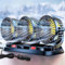 Shengruili Auto Ventilator,12-V-Autolüfter mit drei Köpfen,360° drehbarer Dreikopfventilator,Auto Kfz Lüfter,Autolüfter,Auto Ventilator für Rücksitz,RV, LKWs, SUV