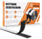 Beshine Klettband Selbstklebend, 20mm x 8m Premiumqualität Doppelseitiges Klebeband mit Klettverschluss Selbstklebend und Hakenband(Schwarz)