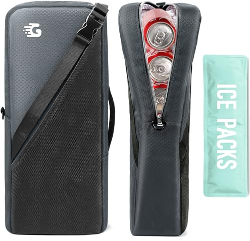 Borsa termica da golf con impacchi di ghiaccio, regalo da golf per uomo, adatta per borse da golf, accessori da golf, festa del papà, regalo da figlia, figlio, moglie, mantiene fredde 6 lattine di