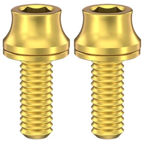 YUOIUX 2Pcs M5x12mm Water Bottle Cage Screw Bolts Alloys Bike Bottle Brackets Rack Bolts Hexagon Socket Head Screws