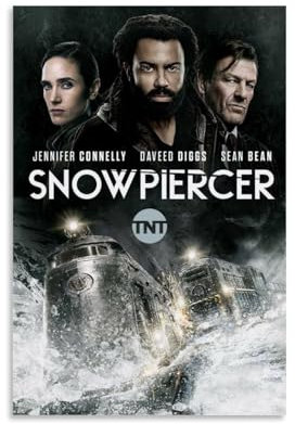 TMWHONG Snowpiercer Klassisches Filmposter auf Leinwand, Kunst, Gemälde, Büro, Zuhause, Wanddekoration, 40 x 60 cm
