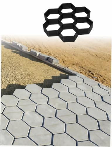DIY-Pflasterform, Garten-Pflasterform, Pflasterung, Zement, Straße, wiederverwendbare Beton-Heimziegel-Sprungbrettformen