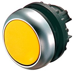 Eaton 216929 Light Flat Yellow Latching Push Button