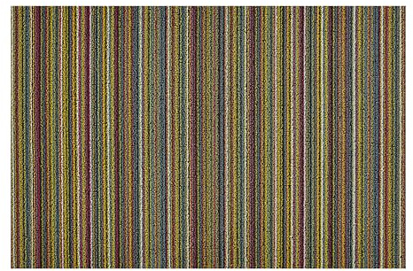 Chilewich Allzweckmatte für drinnen und draußen, helle bunte Streifen (vertikale Streifen), 61 x 91 cm