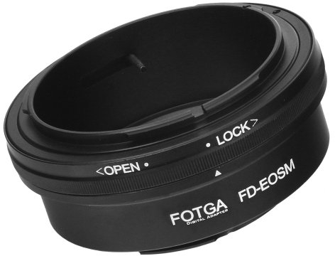 Fotga Adapter Ring for Canon FD & FL Lens to Canon EOS EF-M Mount Mirrorless Camera Body M1 M2 M3 M5 M6 M10 M50 M100
