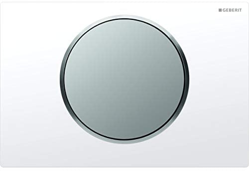 Geberit 115.758. Kl. 5 Sigma10, Kunststoff, weiss/matt chrom/chrom matt