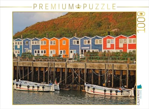 CALVENDO Puzzle Hummerbuden und Boote | 1000 Teile Lege-Größe 64 x 48 cm Foto-Puzzle für glückliche Stunden