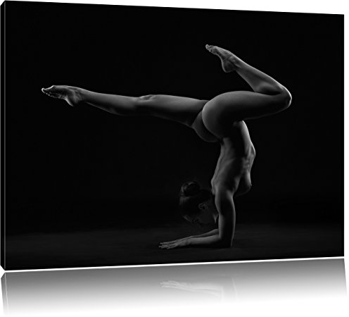 Pixxprint sexy Körper Einer Frau, Größe: 120x80cm, Leinwandbild, fertig gespannt, Wandbild, Dekoration, Kunstdruck, kein Poster