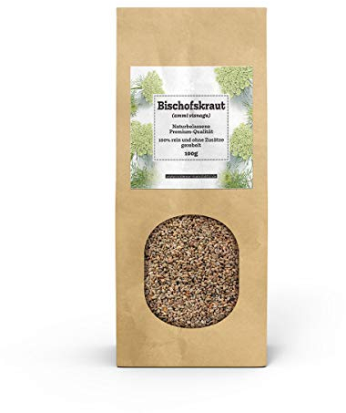 Valdemar Manufaktur Premium KHELLA-Tee 100g (Bischofskraut-Früchte , Ammi Visnaga) - HANDVERPACKT In Deutschland