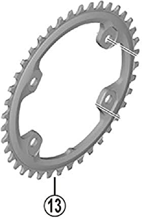 Shimano Unisex – Erwachsene GRX Kettenblatt, Schwarz, 40 zähne