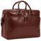 Leonhard Heyden Cambridge Zipped Briefcase 3 Compartments XL Cognac