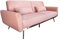 Invicta Interior Retro Schlafsofa BELLEZZA 208cm Altrosa 3-Sitzer Couch inkl. Kissen Sofa Schlafcouch Couch