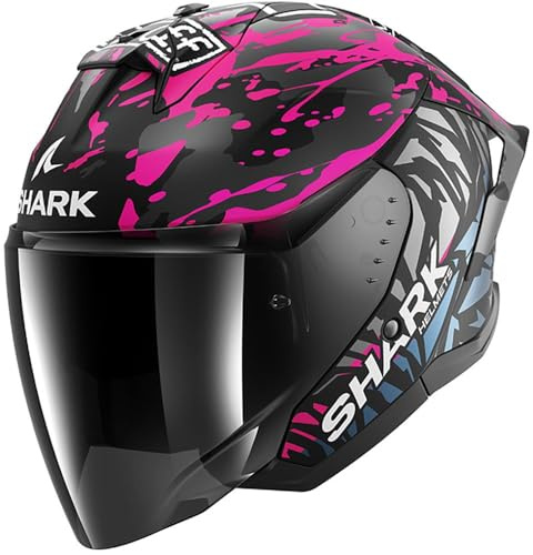 SHARK, Jet Motorradhelm SKWAL JET CUP REPLICA REDDING Black Violet Blue KVB, L