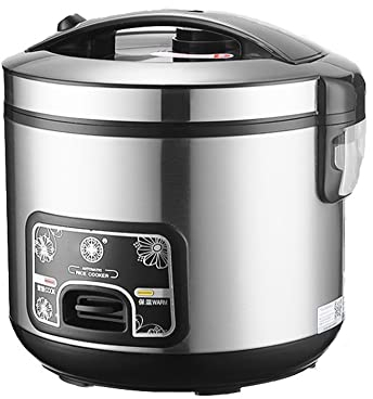 ZHANGMIN Cuiseurs À Riz Petit, Pot Intérieur Antiadhésif en Acier Inoxydable 304, Cuiseur À Riz 2/3/4/5L avec Fonction De Cuisson/réchauffement, avec Tasse À Mesurer (Color : 3L)