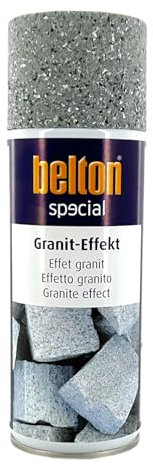 Bombe de Peinture Effet Granit Gris Belton 400ml