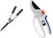 Spear & Jackson Kew Gardens Razorsharp 8170KEW Geared Hand Shears,Green and 6758GS Razorsharp Geared Anvil Secateurs