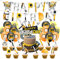 Werkzeuge Party Zubehör Werkzeuge Geburtstagsparty Dekorationen beinhaltet Toolbox Happy Birthday Banner, Cupcake Topper, Kuchen Topper, Ballons für Werkzeuge Theme Party
