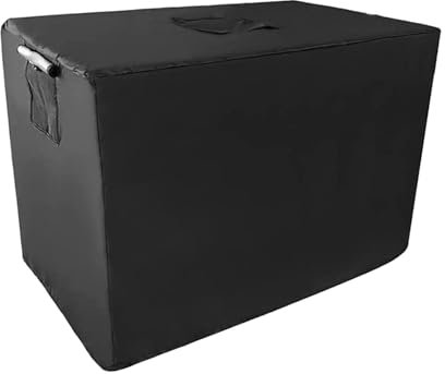 LOVIVER Hundekäfig-Abdeckung aus Oxford-Stoff, Hundehütten-Abdeckung, winddichter Regenschutz, 91cmx61cmx64cm