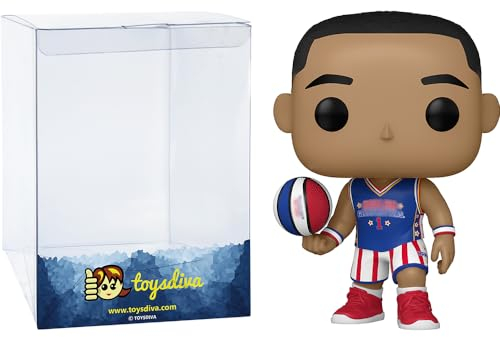 Harlem Globetrott e r s: P o p ! Basketball Vinyl Figurine Bundle with 1 Compatible Graphic Protector (099-54468 - B)