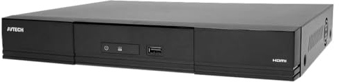 Avtech 634825 Videoregistratore 16CH XVR Pentabrid 8MP H.265, DGD2017AX Nero