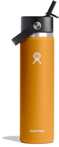 Hydro Flask 24 Oz Wide Mouth Flex Straw Cap Fossil