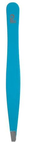 PLIC BEAUTY - Pince à épiler professionnelle - Mors Crabe - Couleur Bleu - Précision et Confort - Acier Inoxydable - Finition Soft Touch