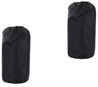 Sosoport 2st Abdeckung des Gastanks Europäisches Beleuchten Schwenken Auto Staubdichtes Tablett Herstellung Von Perlenschmuck Vintage -Tasche Winde Strom Kette Oxford-Stoff Black