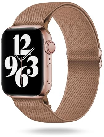 ONEFLOW Flex Loop Kompatibel mit Apple Armband Elastisch, Textil Stoff iWatch Armbänder Damen Herren Sport, Sportarmband Nylon Ersatz Watch Band Flexibel