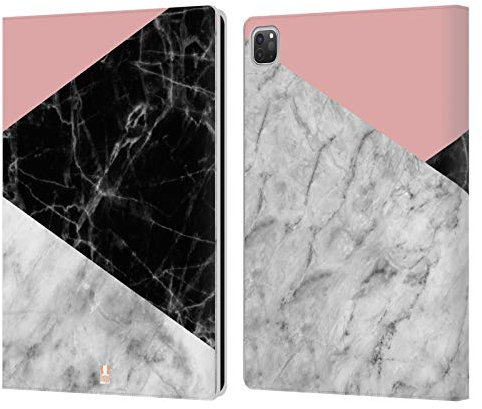 Head Case Designs Blocchi di Colore Trend Mix Marmo Custodia Portafoglio in Pelle Compatibile con Apple iPad PRO 12.9 2020/2021/2022