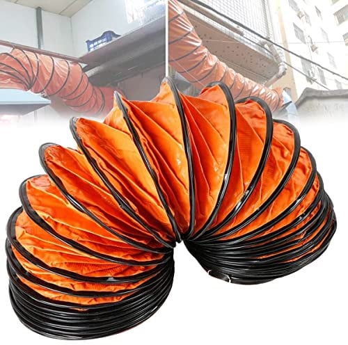 XNZJHPP Ventilation Duct Hose,Flexible PVC Hose,PVC Ventilation Ducting,Flexible Duct for Exhaust Fan,Fume Extractor for Exhausting Ventilating at Home (10m Diameter400mm)